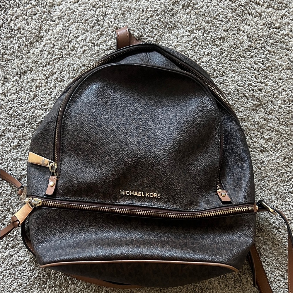Michael Kors Dark Brown Men's Backpack